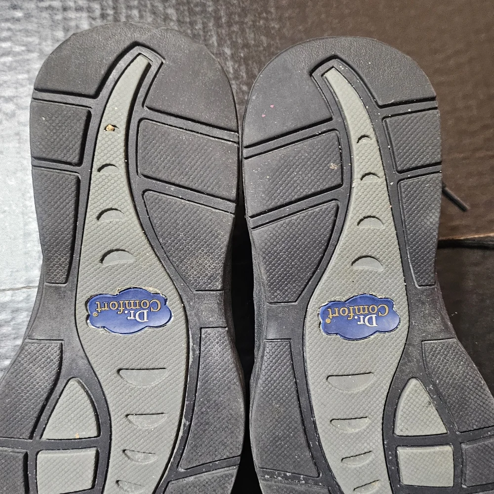 Dr. Comfort Robert 7010 Size 8XY Black Leather Lace‎ Up Diabetic Comfort Shoes